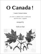 O Canada! SSAA choral sheet music cover